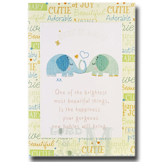 19cm - Birth Of Babies - Elephants - GH