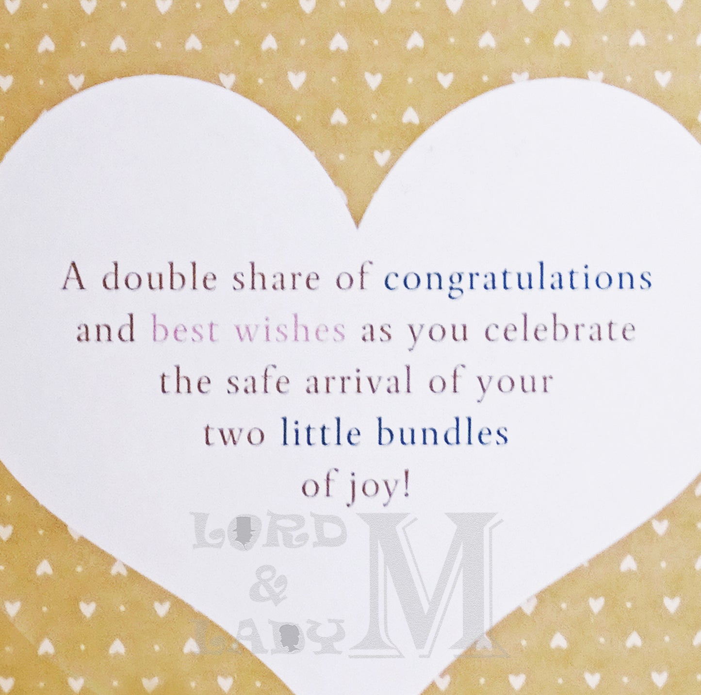 19cm - Congratulations On The Birth Of ... - GH