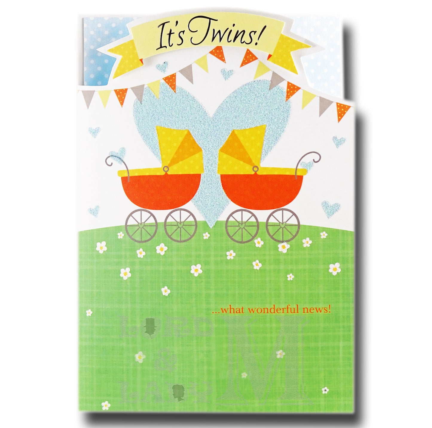 19cm - It's Twins What Wonderful News - GH