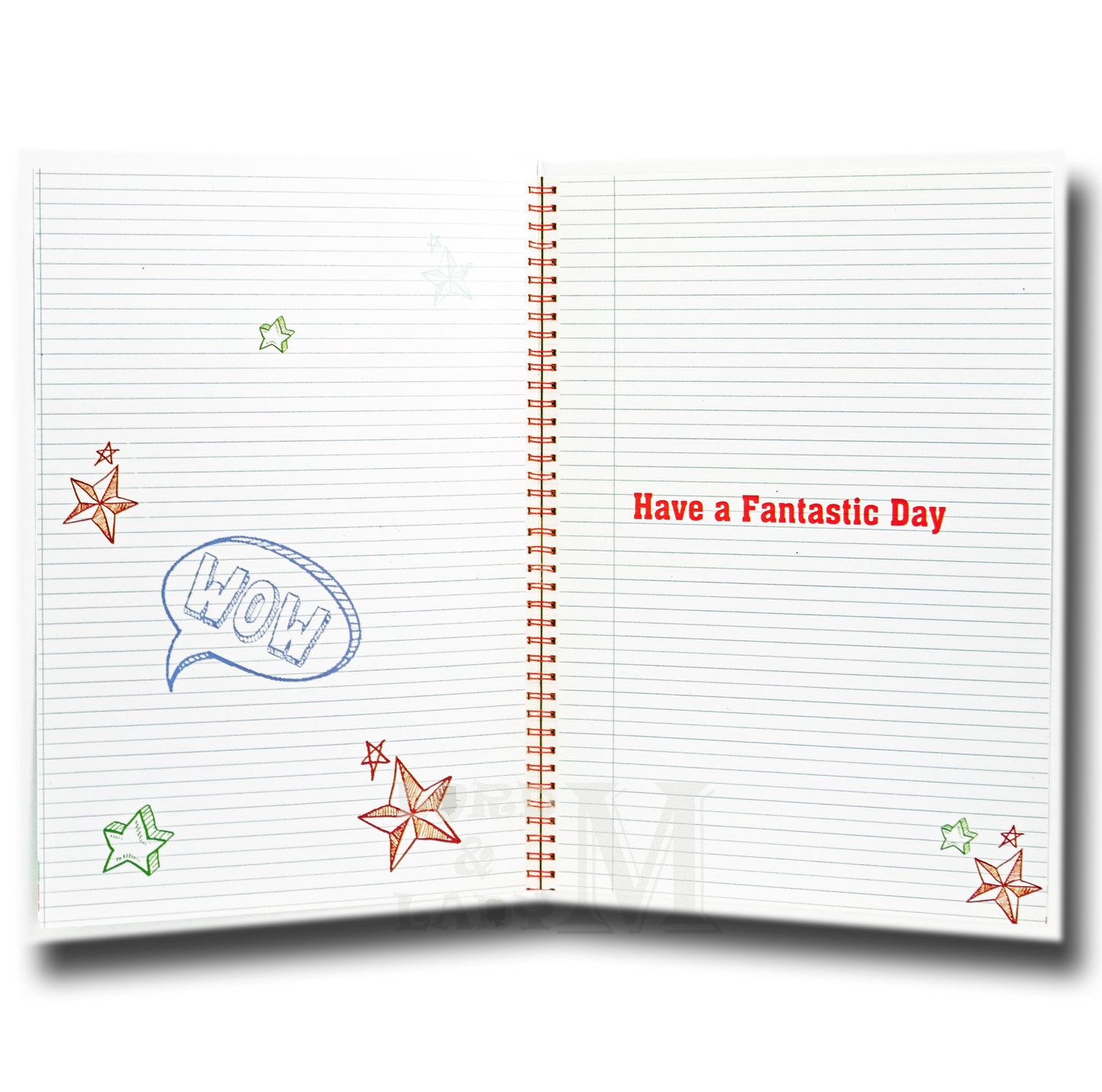 19cm - Happy 8th Birthday Wow - Notebook