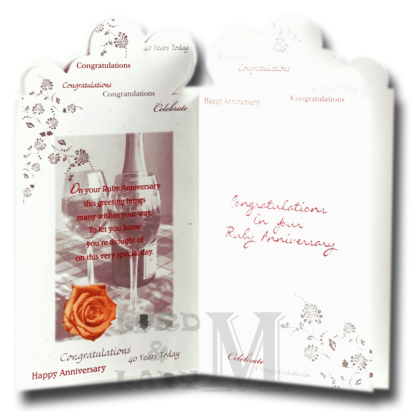 23cm - 40 Ruby Anniversary - P