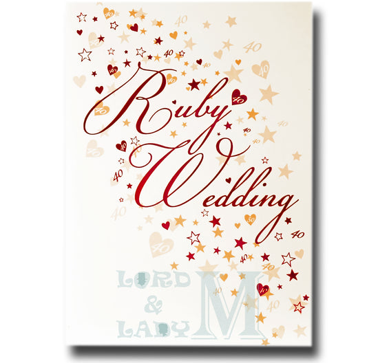 20cm - Ruby Wedding - P