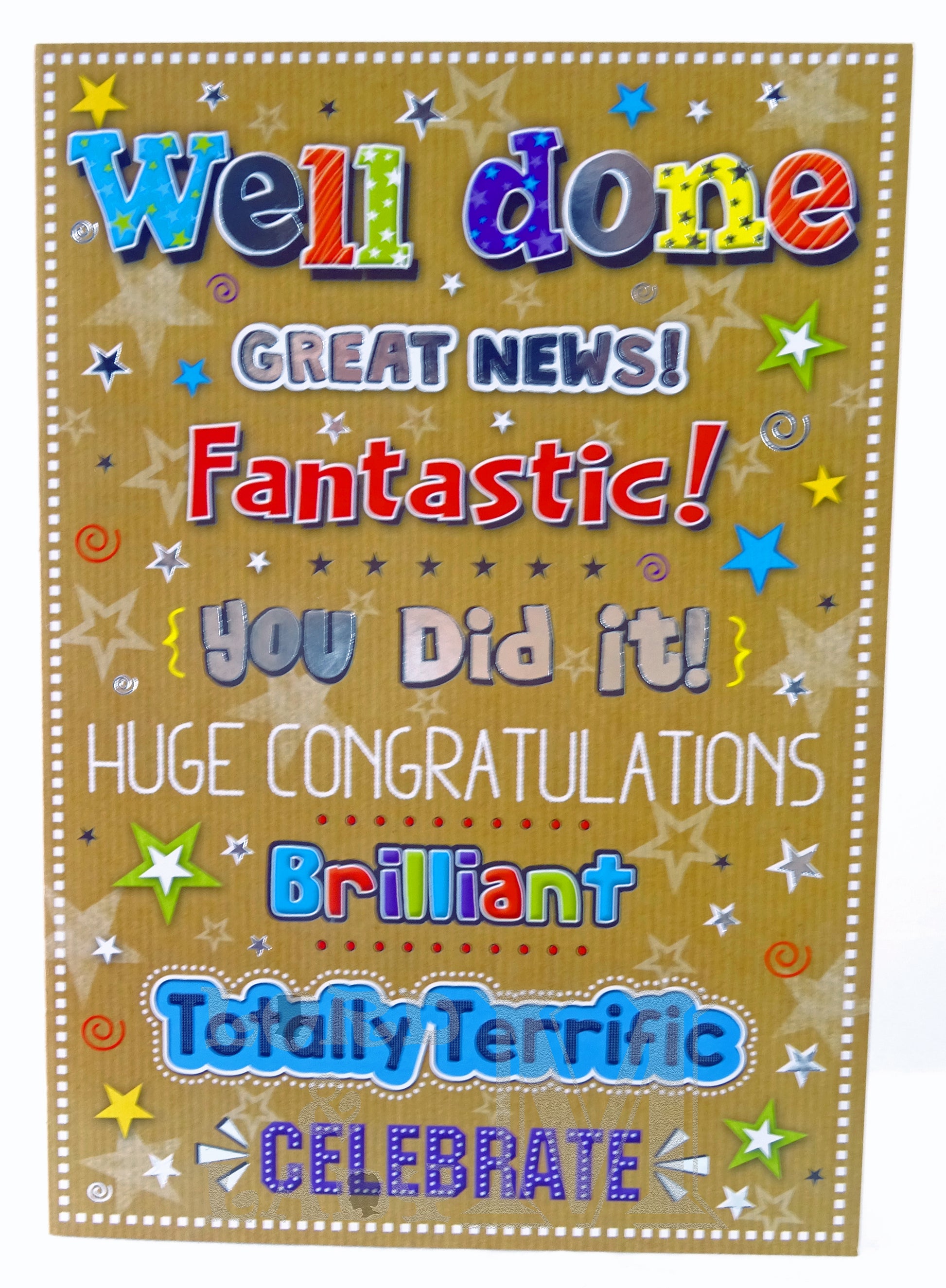 19cm - Well Done Great News Fantastic! ... - P