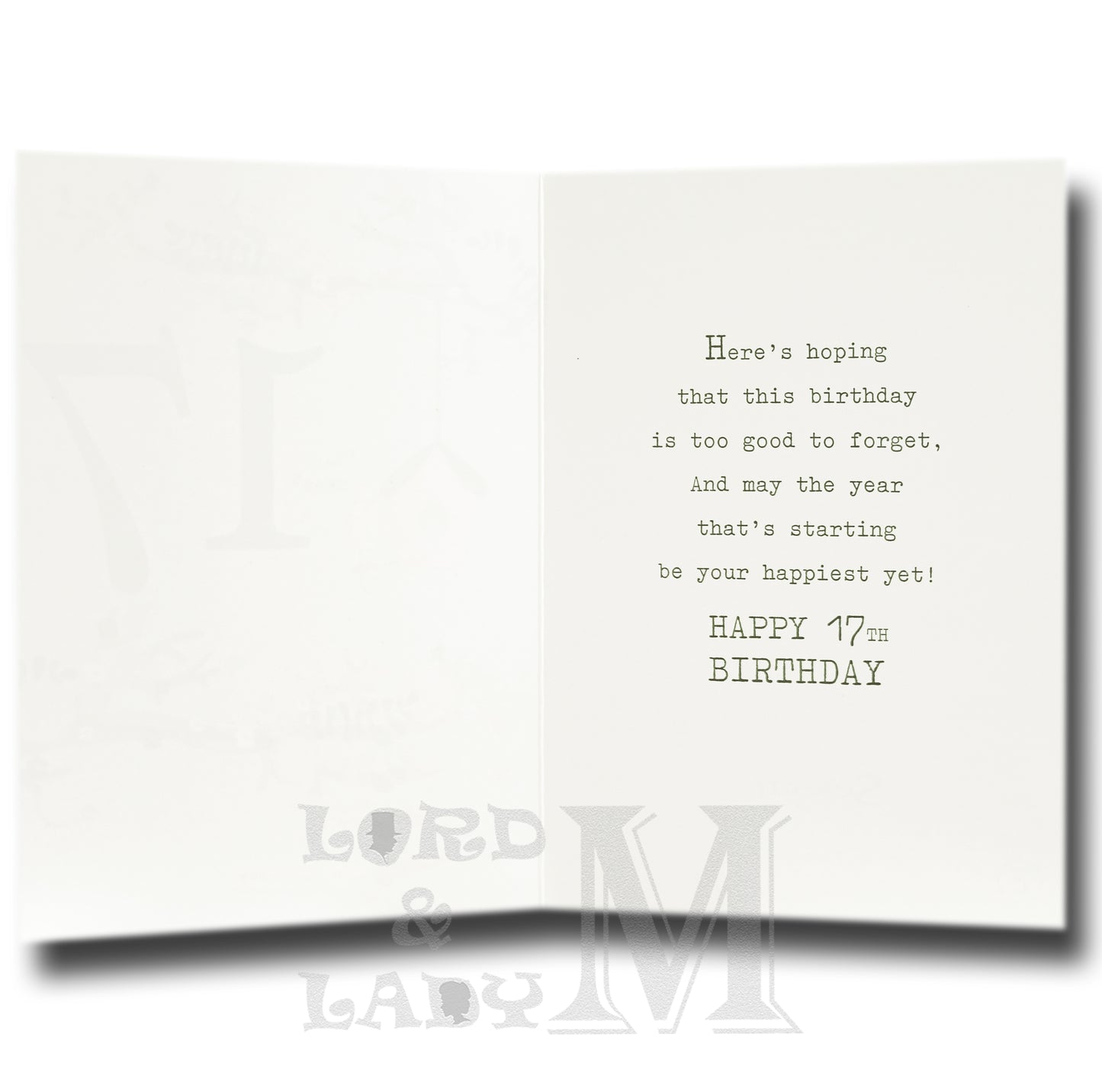 19cm - 17 Happy Birthday - Trees Birds- DGC