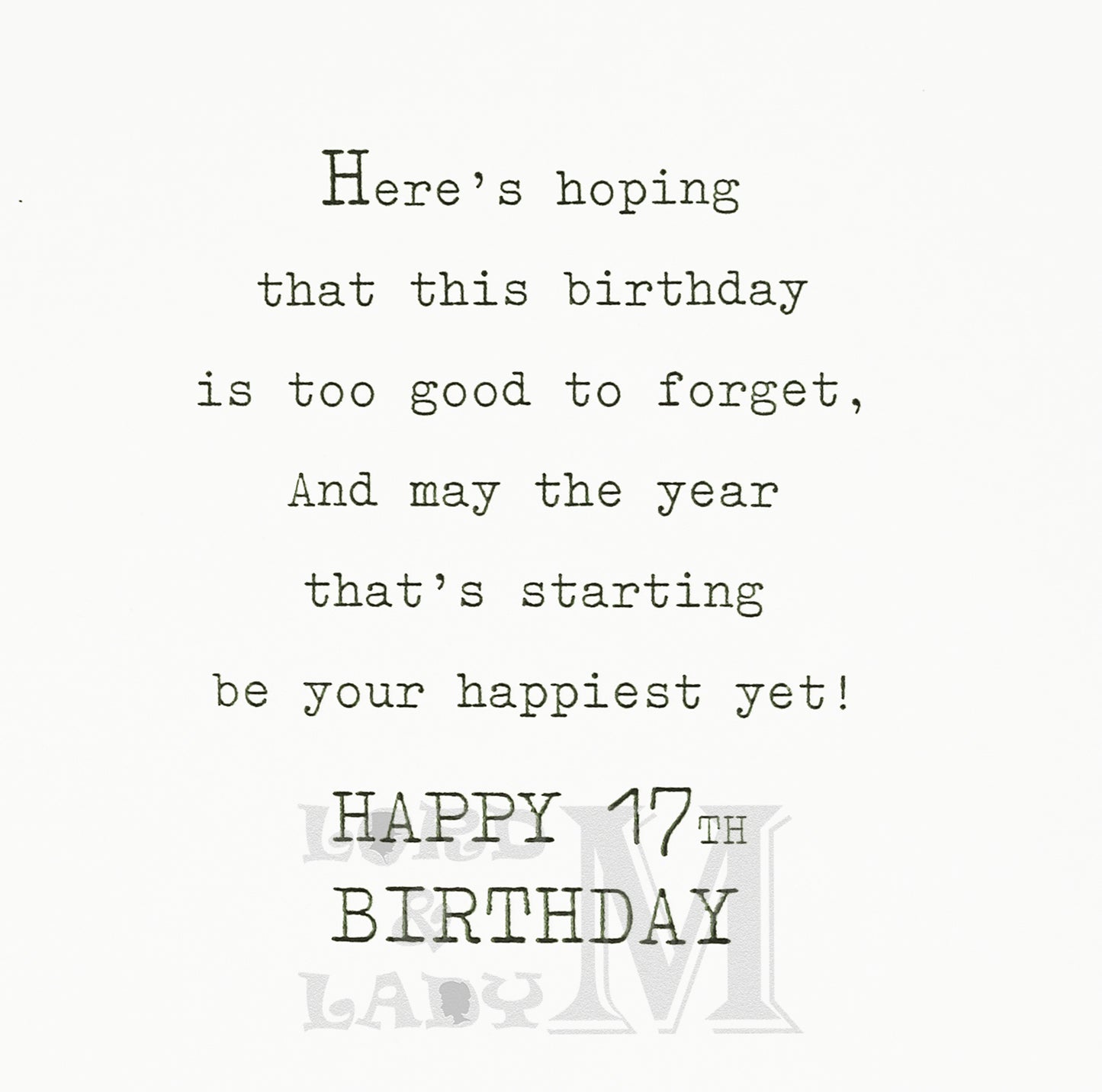 19cm - 17 Happy Birthday - Trees Birds- DGC