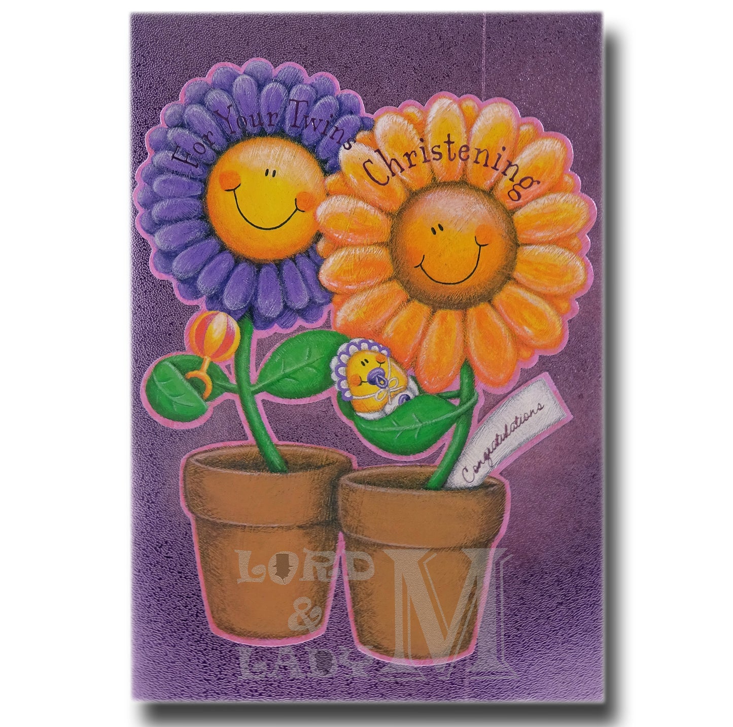 19cm - For Your Twins - Purple & Orange - DGC