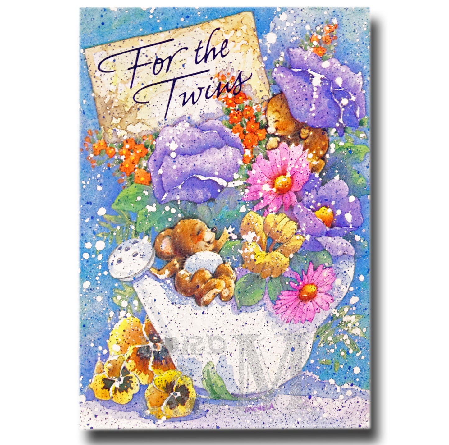18cm - For The Twins - Watering Can - DGC