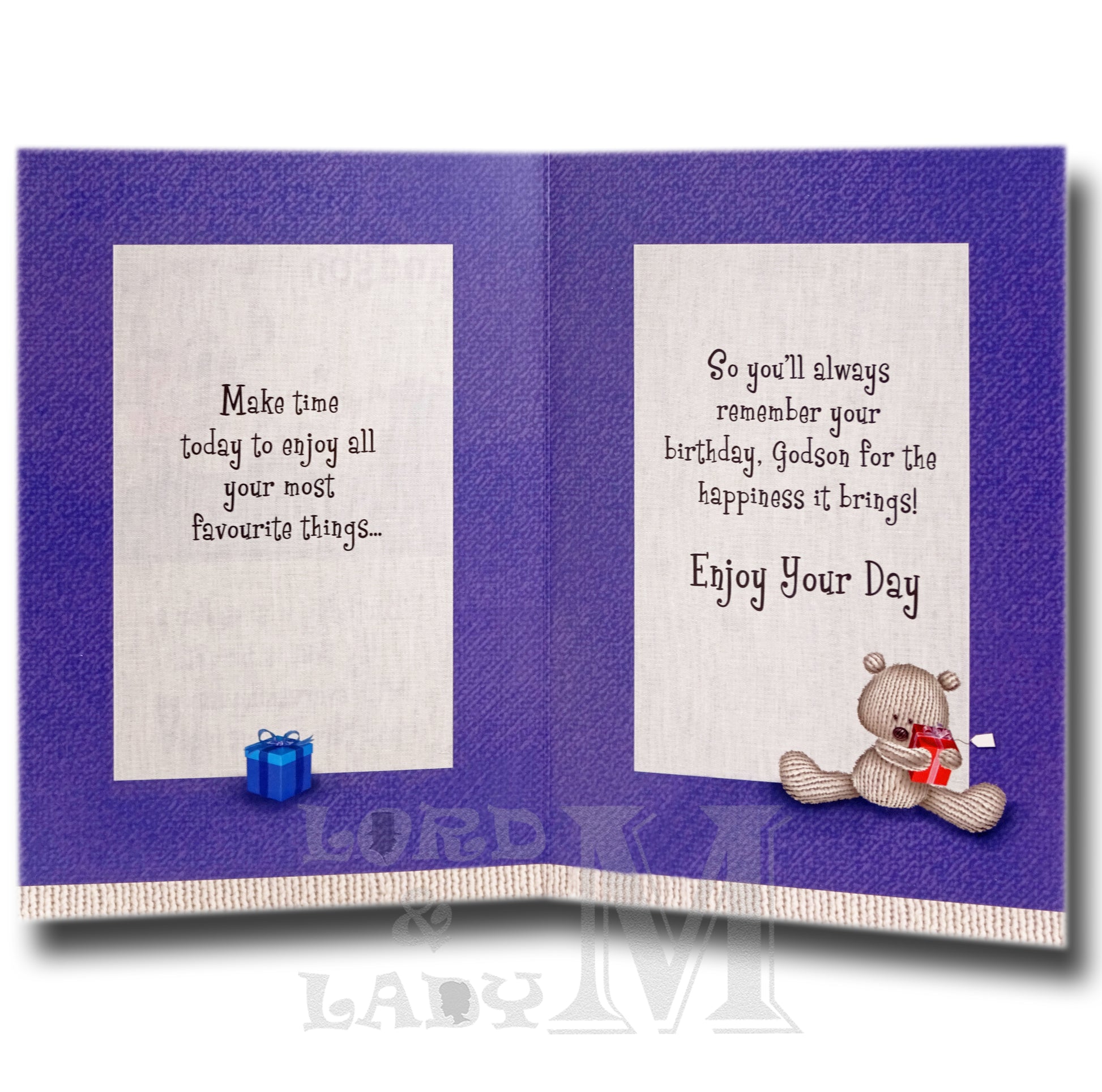 19cm - Special Birthday Wishes, Godson - DGC