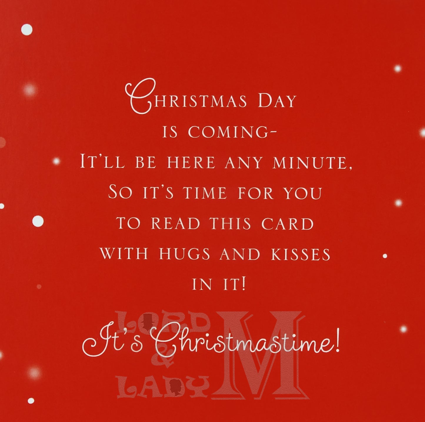19cm - With Love Special Daughter - Gifts Santa -E