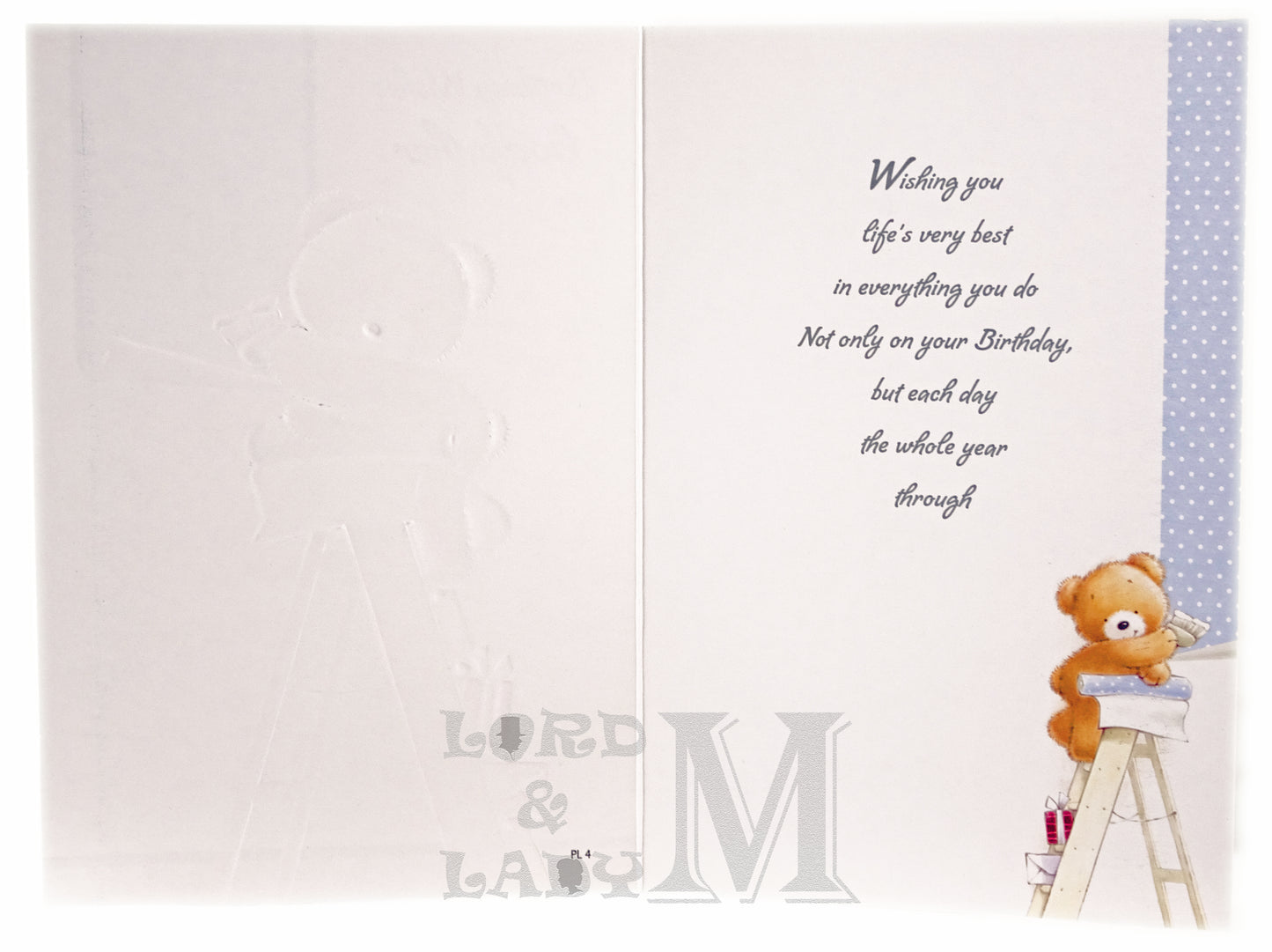 19cm - Birthday Wishes Godfather - Wallpaper - DGC