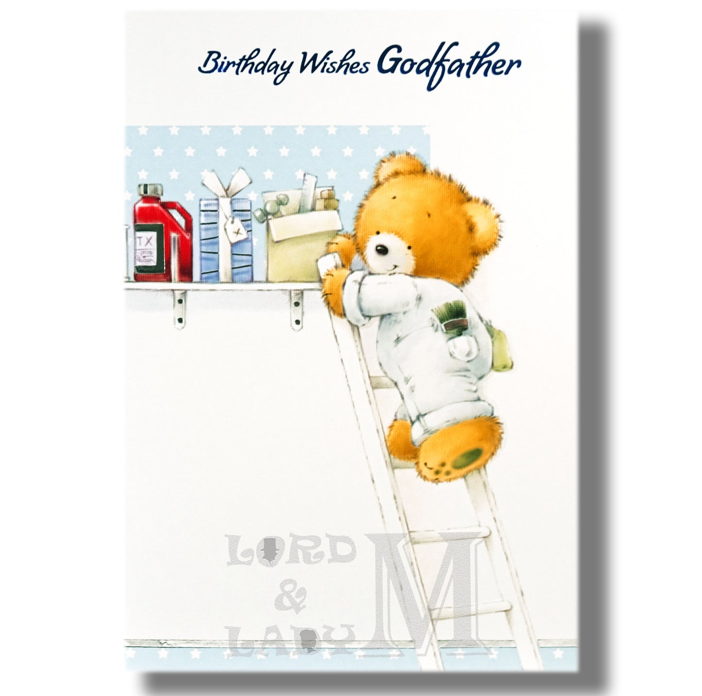 19cm - Birthday Wishes Godfather - DIY Ladder -DGC