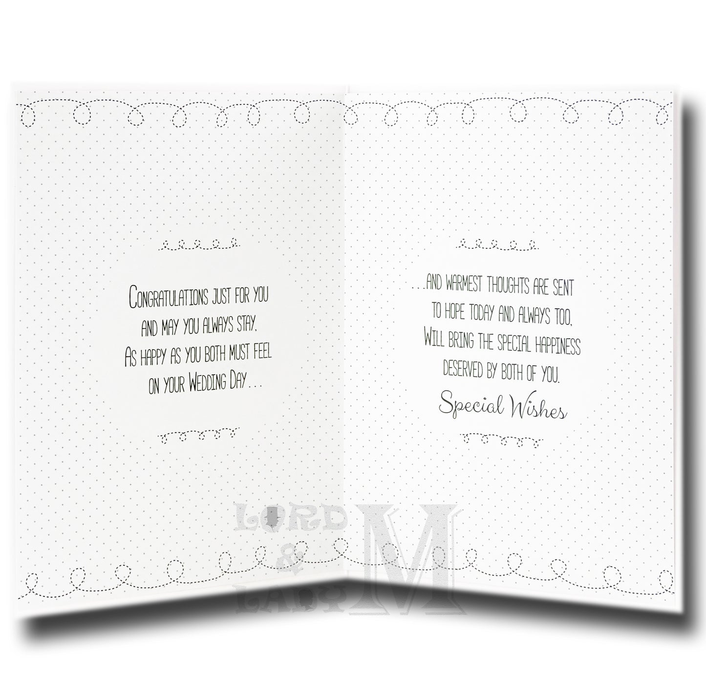 19cm - To A Special Mr & Mr - Wedding Cake - BGC