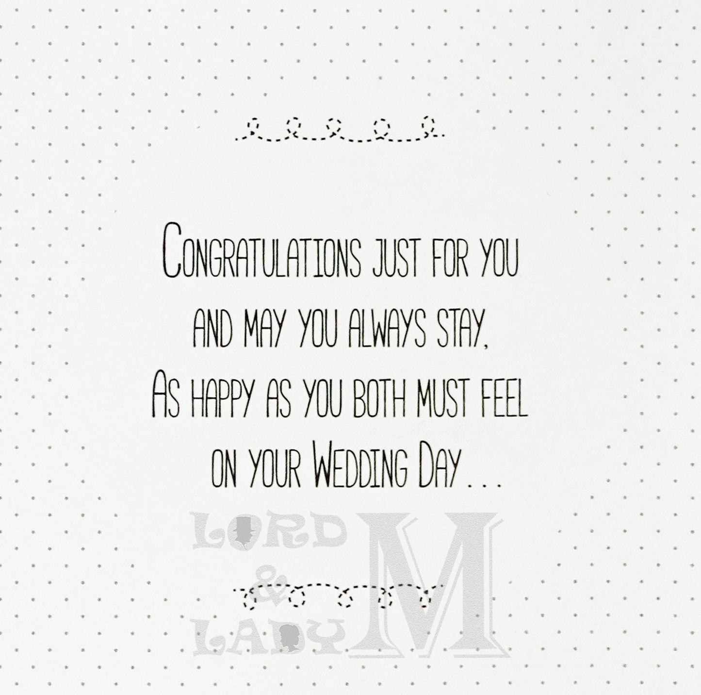 19cm - To A Special Mr & Mr - Wedding Cake - BGC