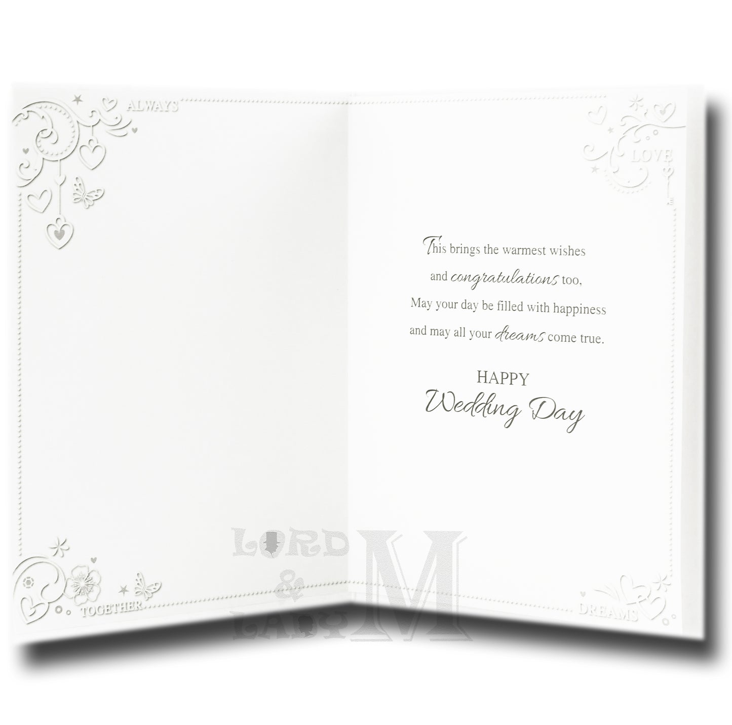 19cm - .... On Your Wedding Day Mr & Mr - BGC