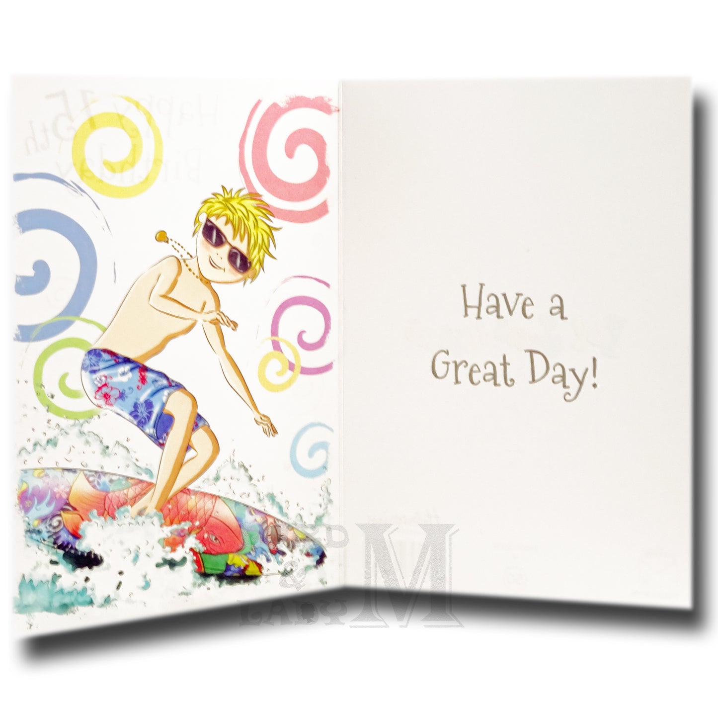 19cm - Happy 15th Birthday - Surfboard - DGC