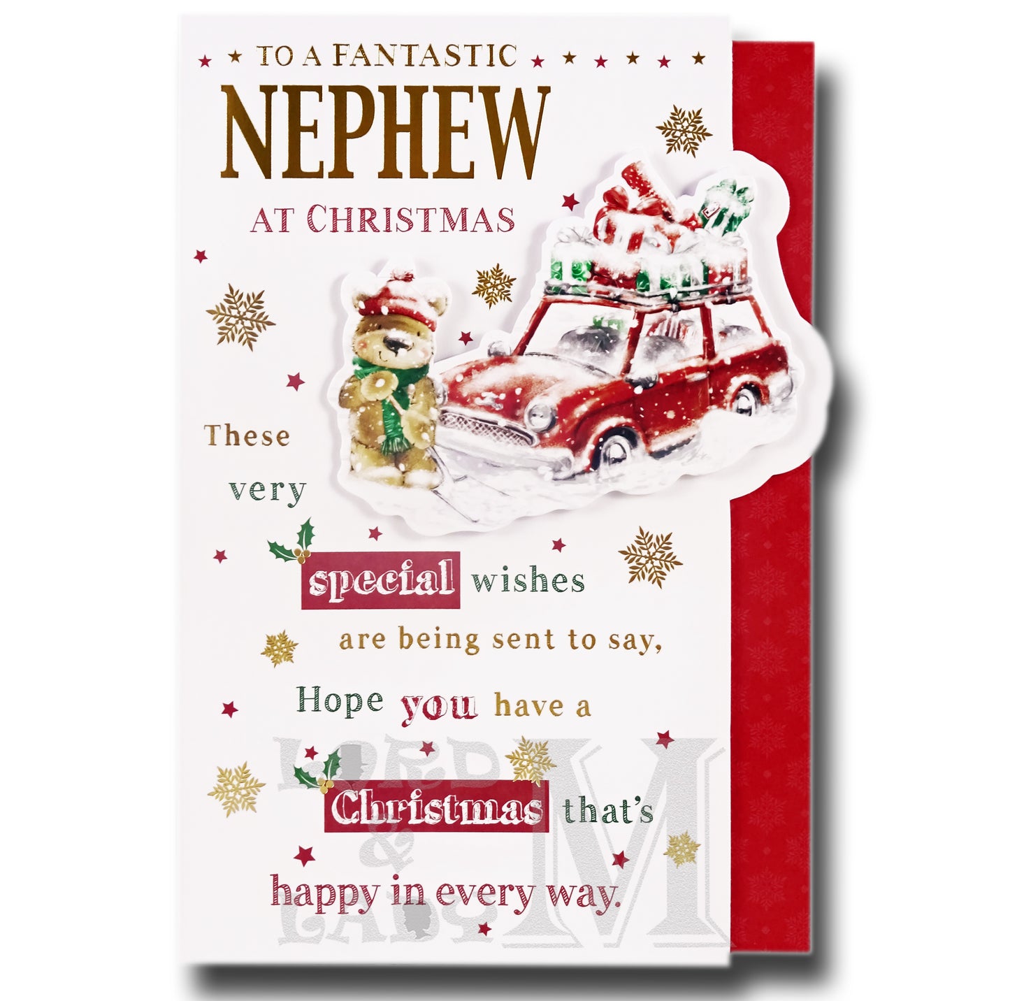 19cm - To A Fantastic Nephew At Christmas - BGC