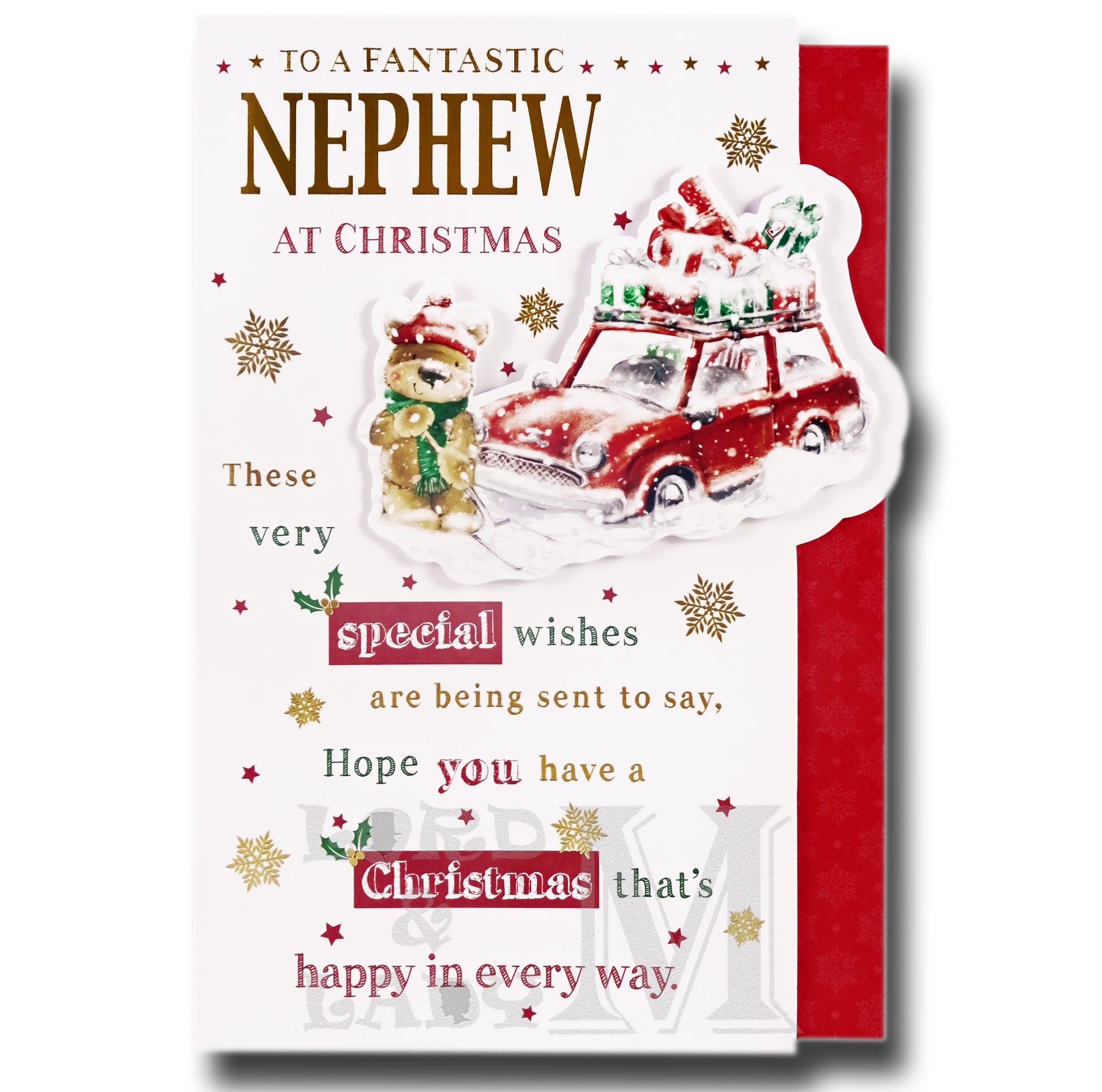 19cm - To A Fantastic Nephew At Christmas - BGC