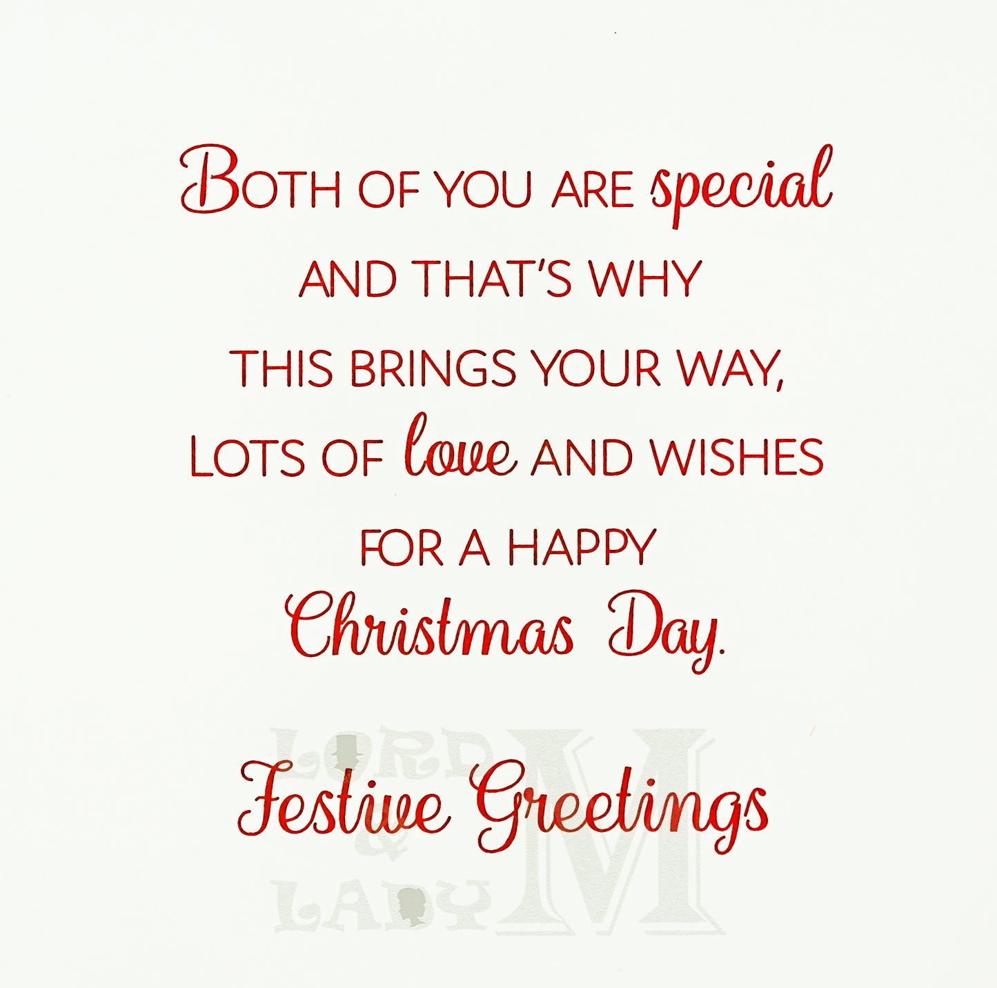 19cm - .. Brother & Partner Wishing You A ...- BGC