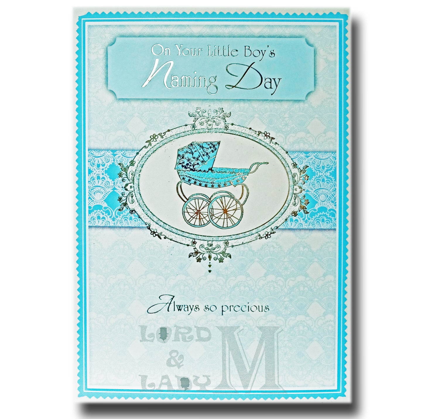 19cm - On Your Little Boy's ..- Classic Pram - GH