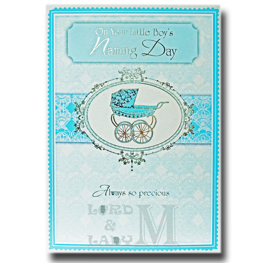 19cm - On Your Little Boy's ..- Classic Pram - GH