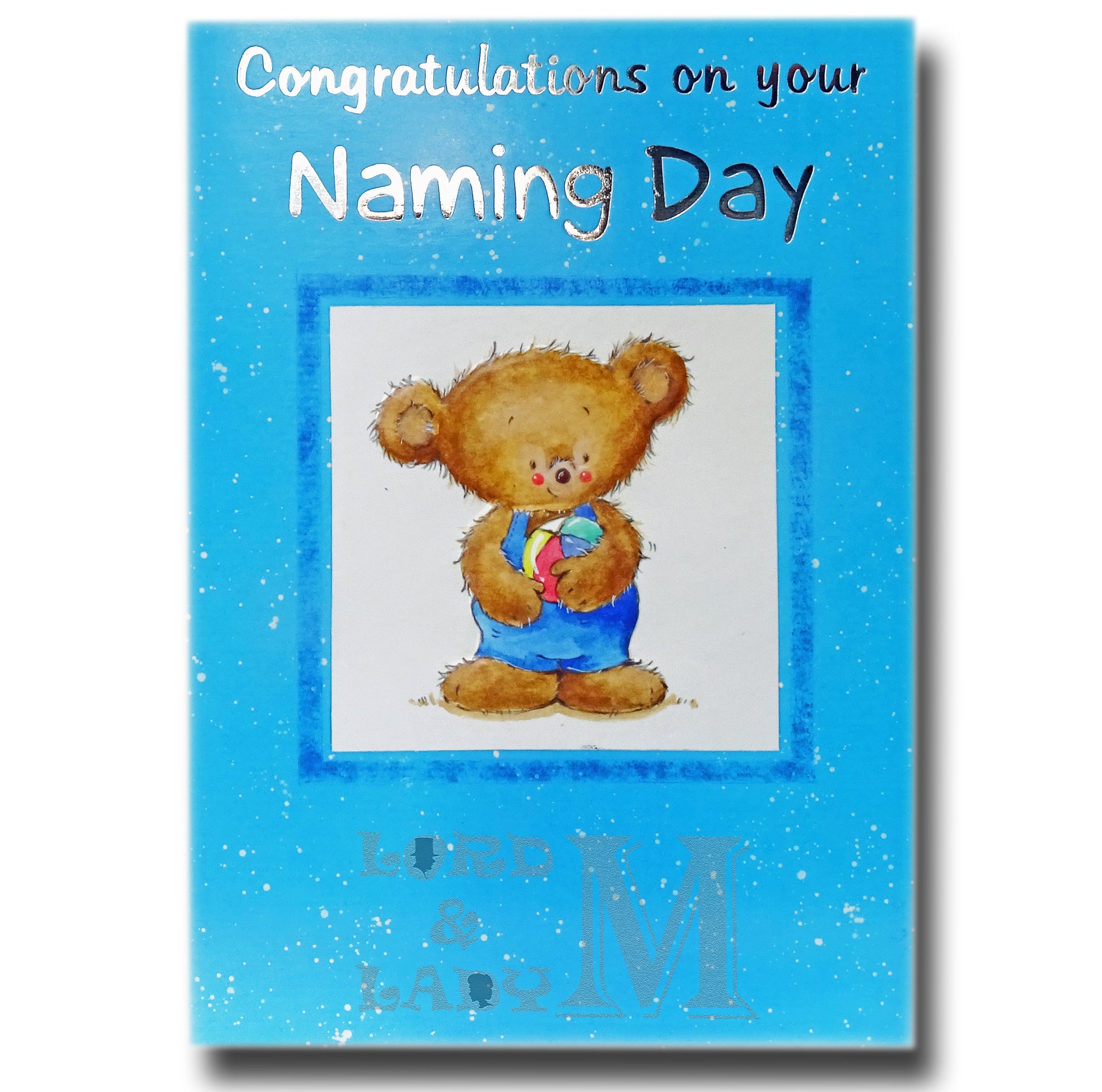 19cm - Congratulations On ..- Bear Blue Shirt - GH
