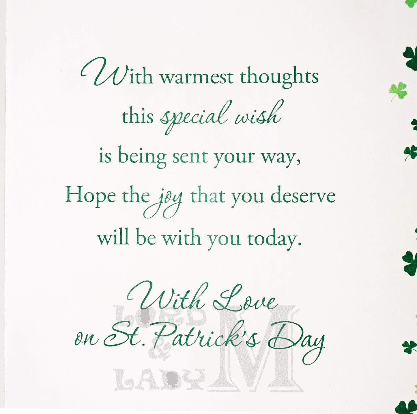 23cm - To A Special Daughter On St Patrick's - BGC