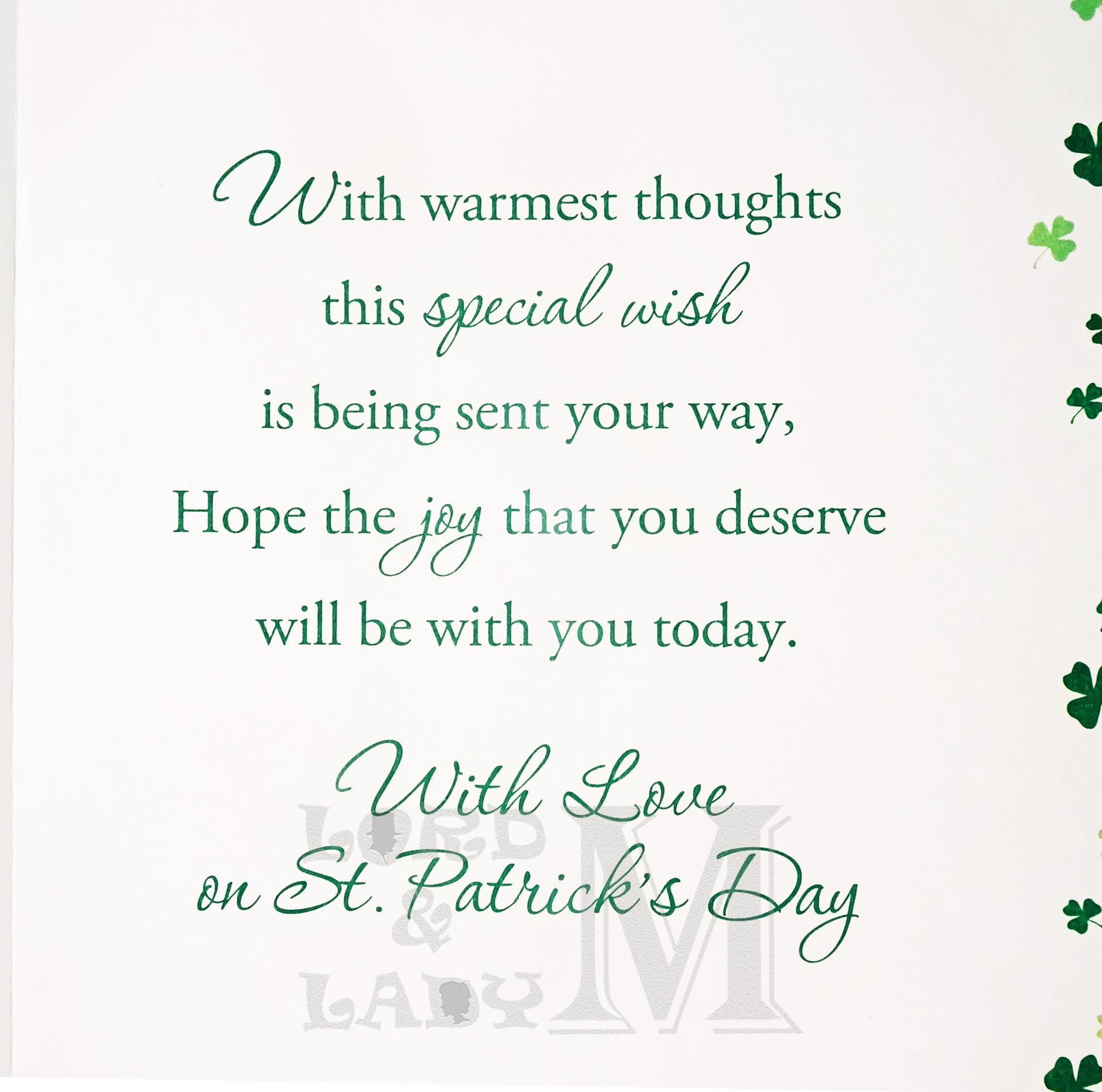 23cm - To A Special Daughter On St Patrick's - BGC