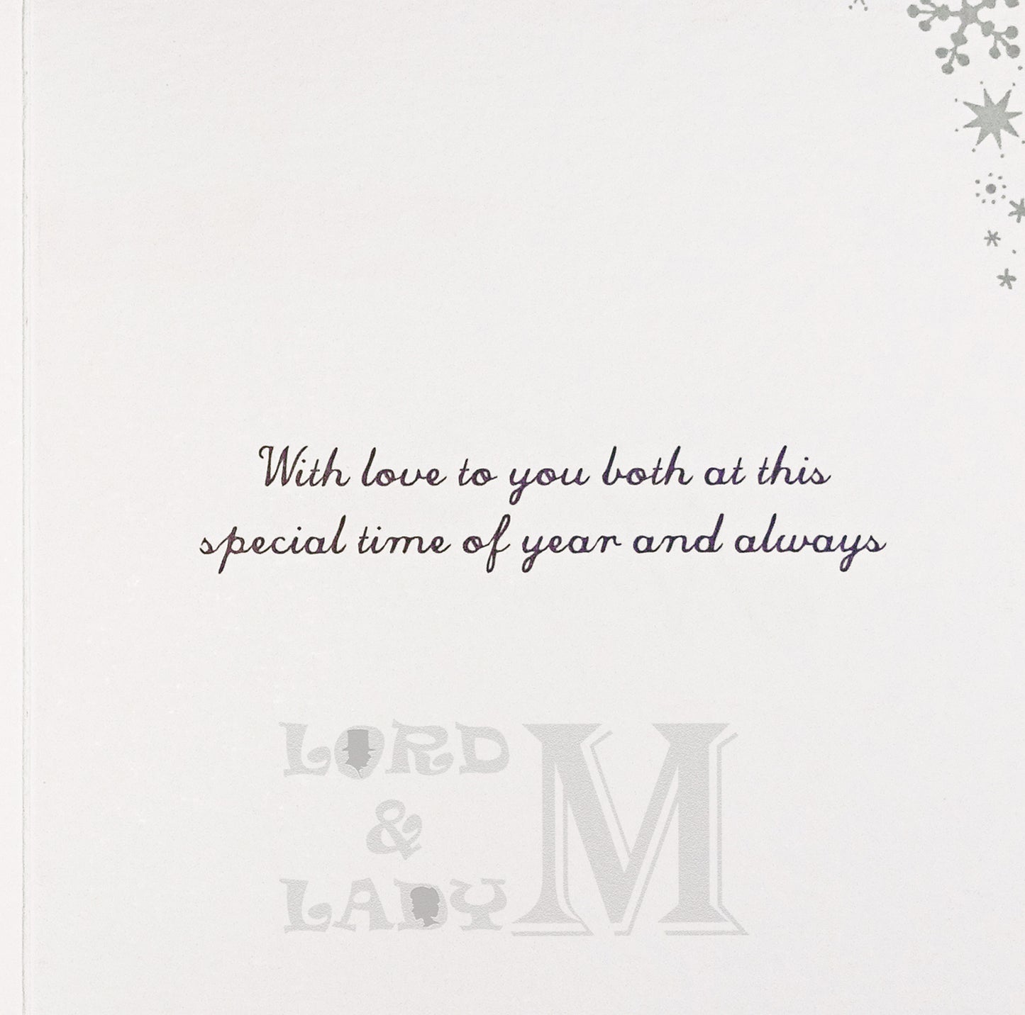 21cm - To A Wonderful Mum And Dad - Snowmen - OH