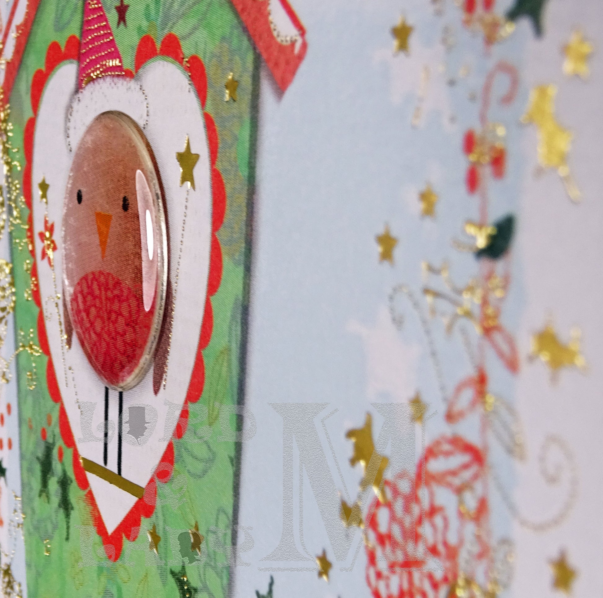 22cm - Mum With Love At Christmas - Robin - OH