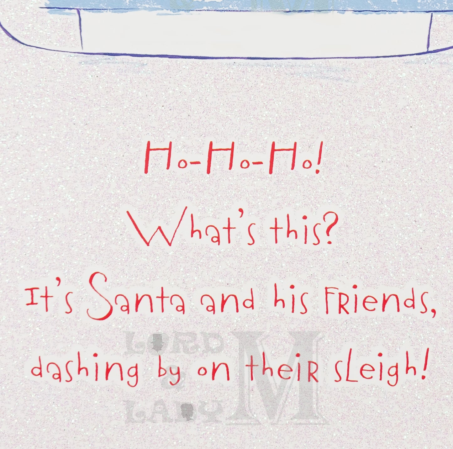 28cm - ... Daughter's 1st - Santa On Sleigh -DGC