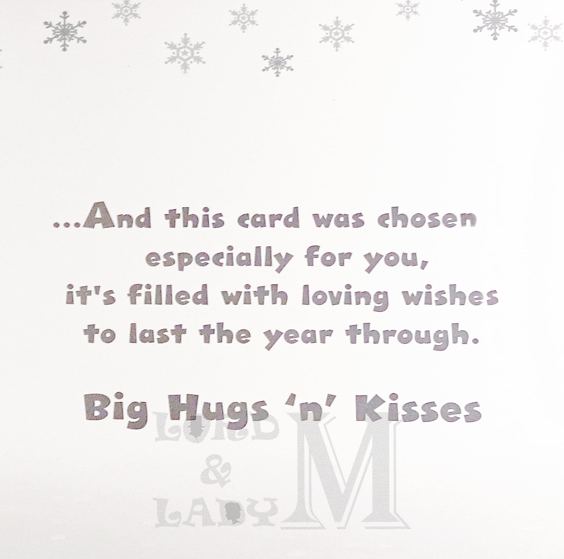 28cm - For A Special Son's 1st - Lge Letter - DGC