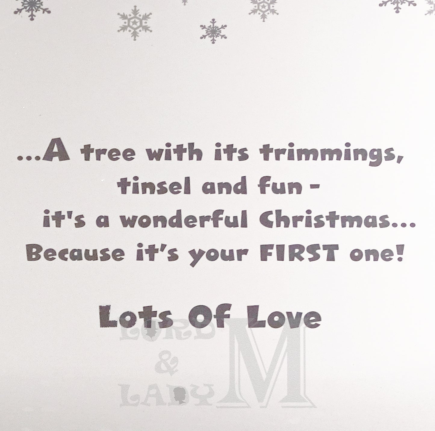 28cm - For Daughter's First Christmas! - DGC