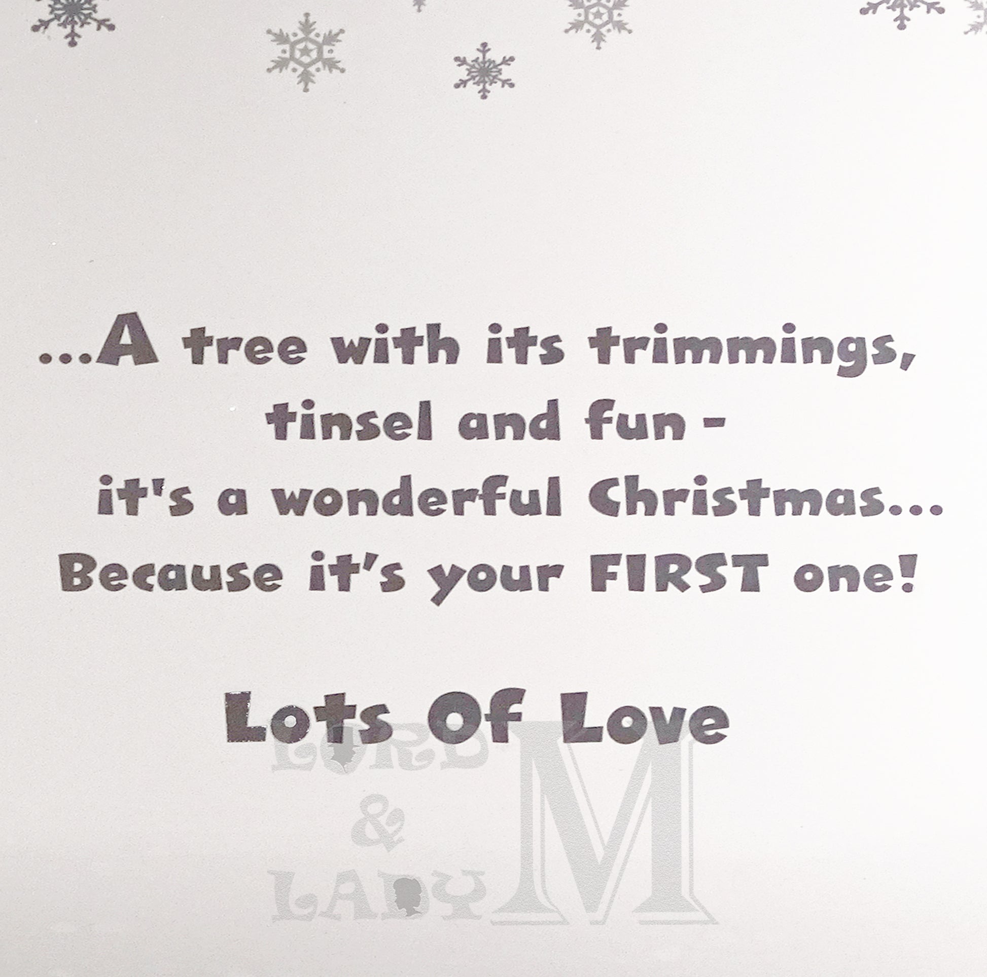 28cm - For Daughter's First Christmas! - DGC