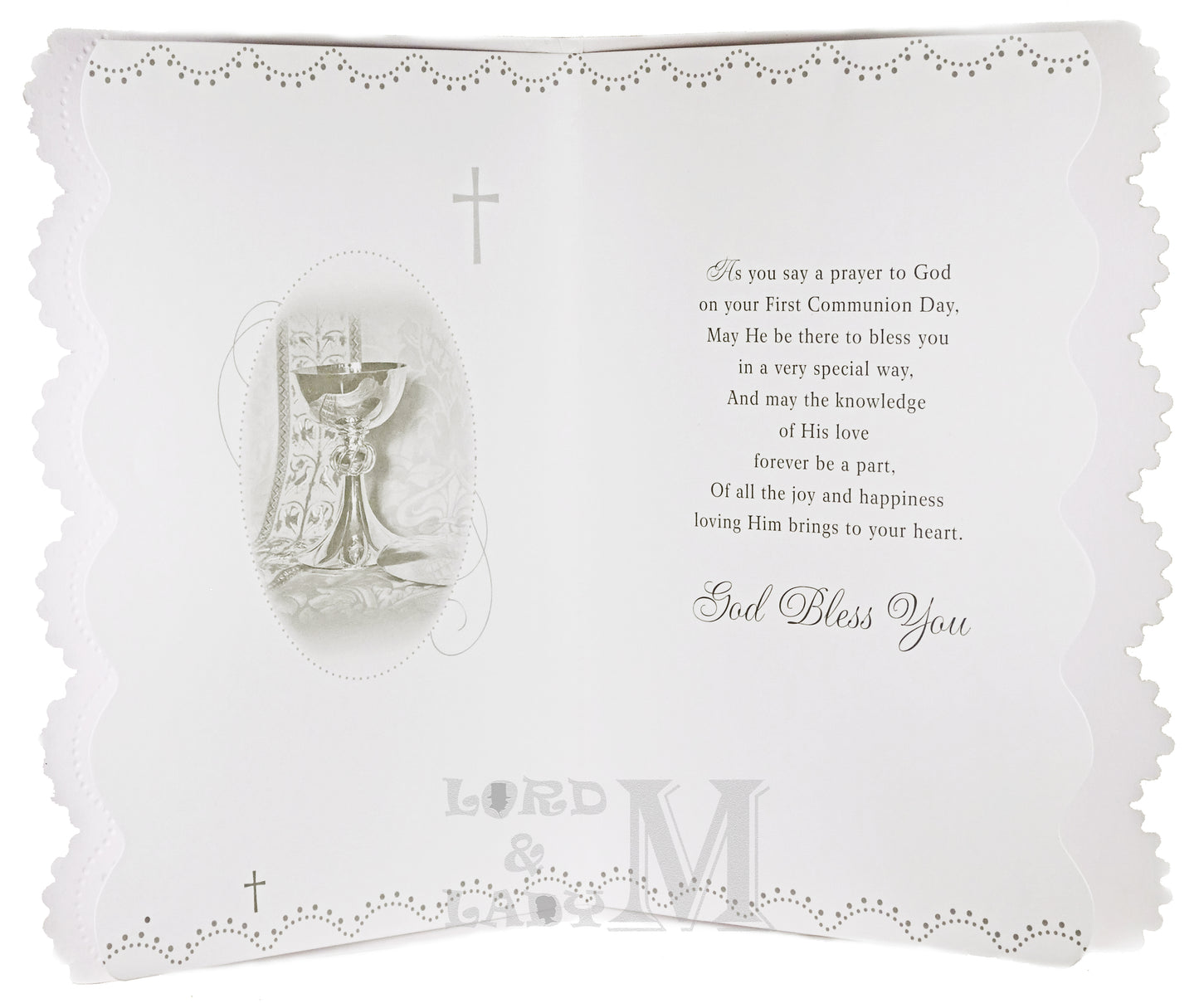 23cm - With Love, Goddaughter On Your First - BG