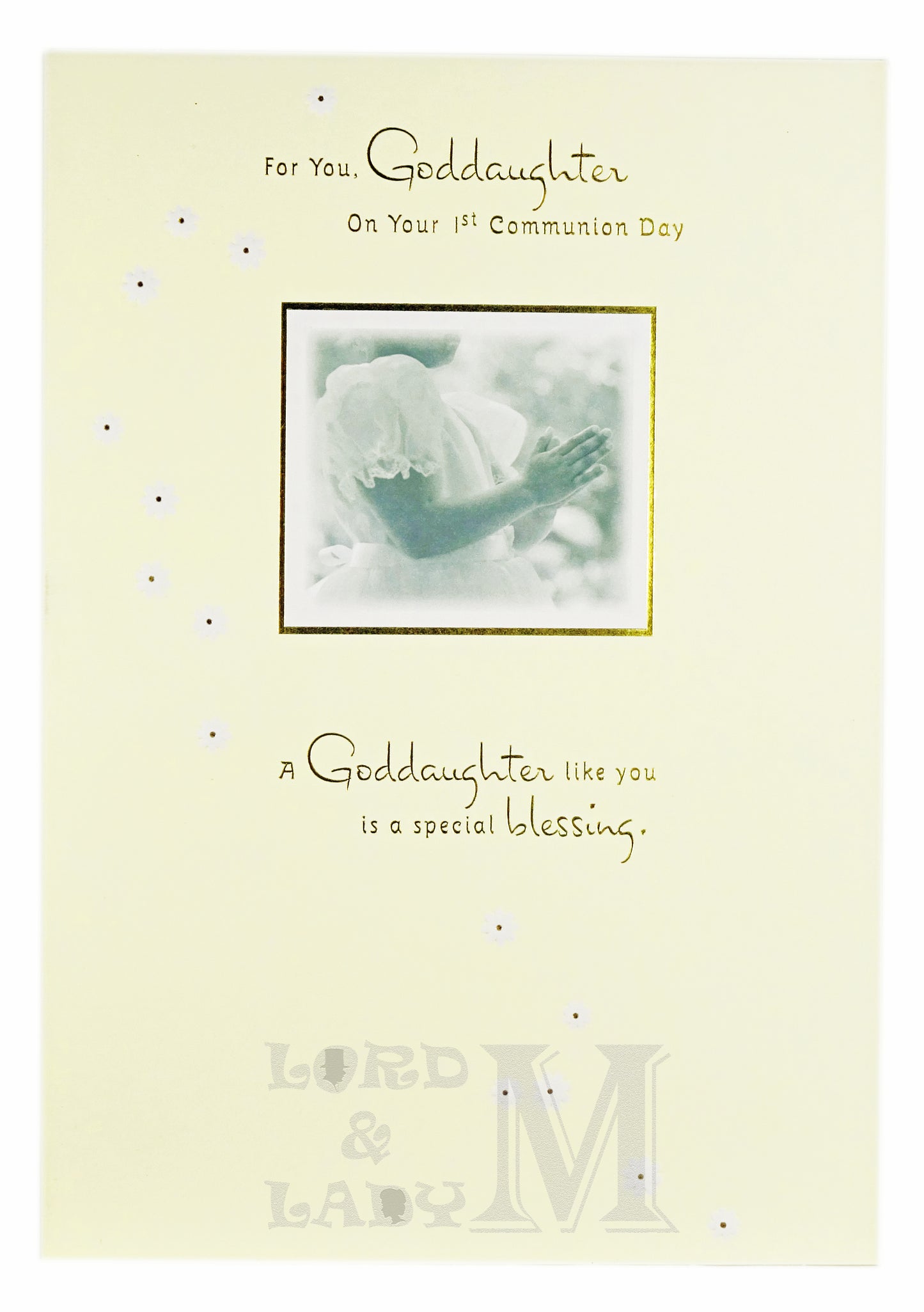 23cm - For You, Goddaughter On Your 1st ... - E