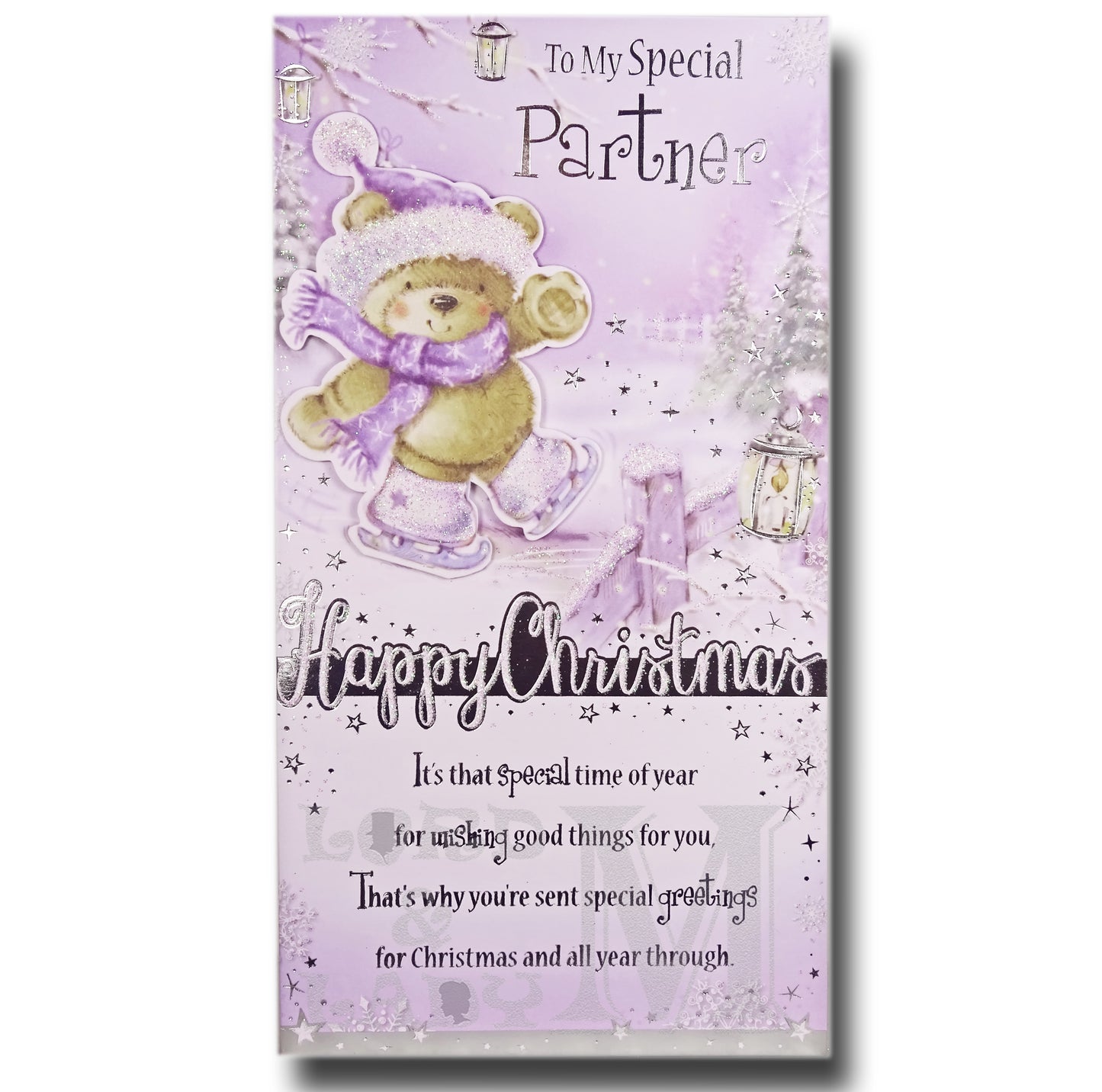 23cm - To My Special Partner Happy Christmas - E