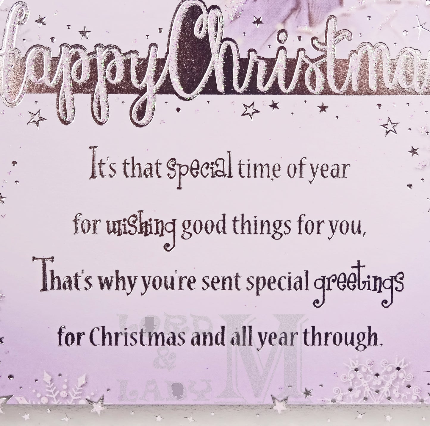 23cm - To My Special Partner Happy Christmas - E