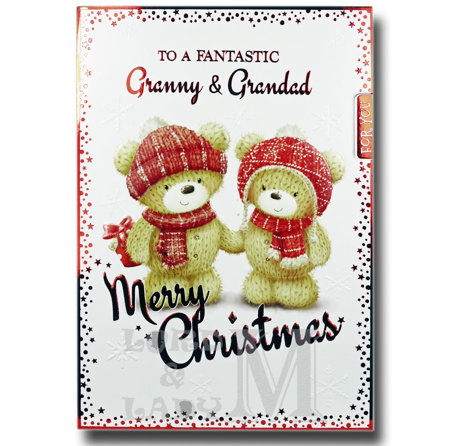 19cm - To A Fantastic Granny & Grandad - BGC