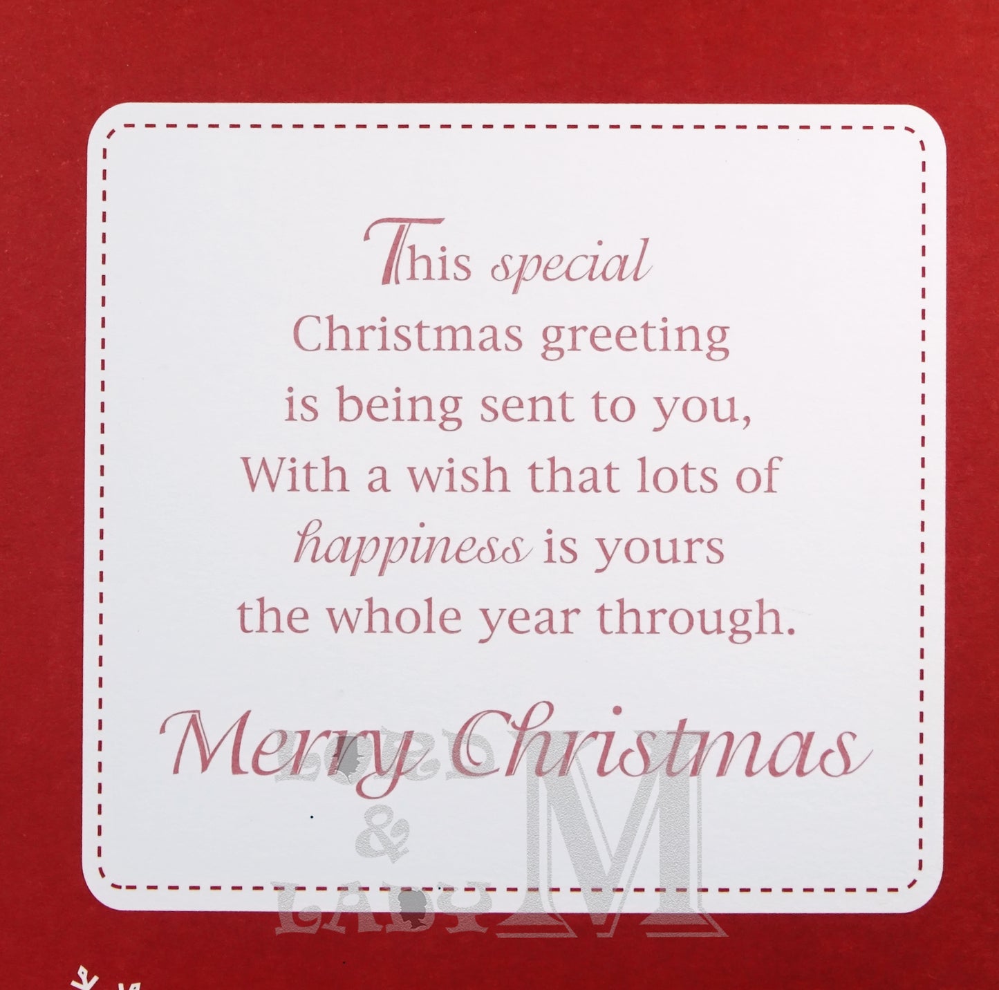 19cm - To A Special Godfather Christmas ... - BGC