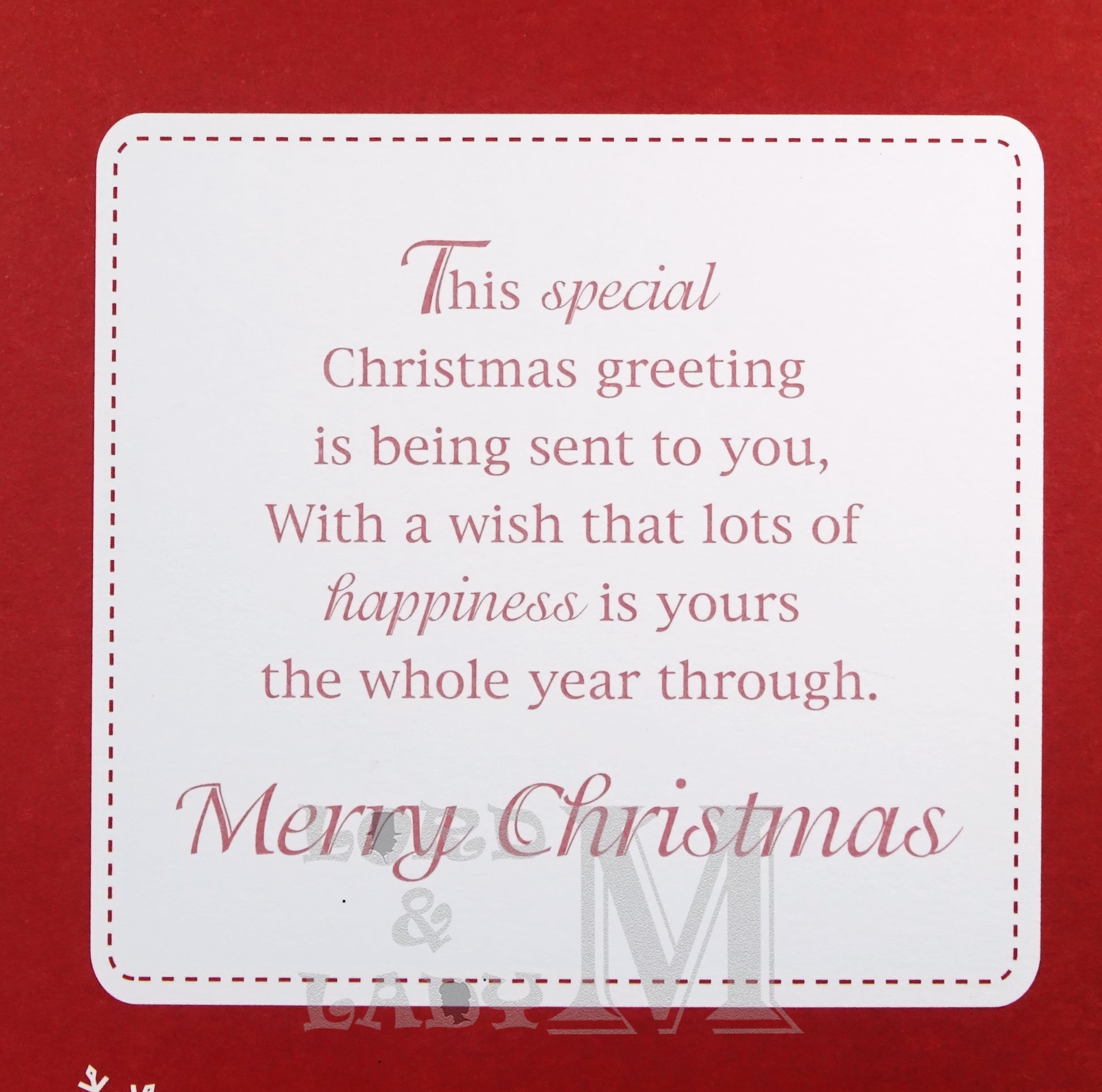 19cm - To A Special Godfather Christmas ... - BGC