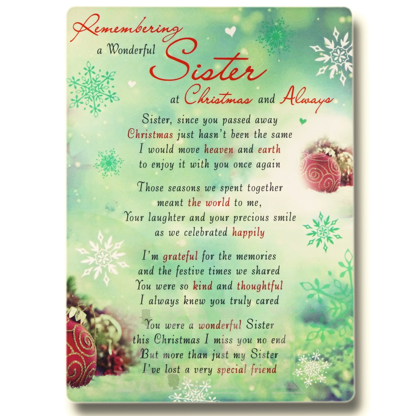 16cm - Remembering A Wonderful Sister At ... - DGC