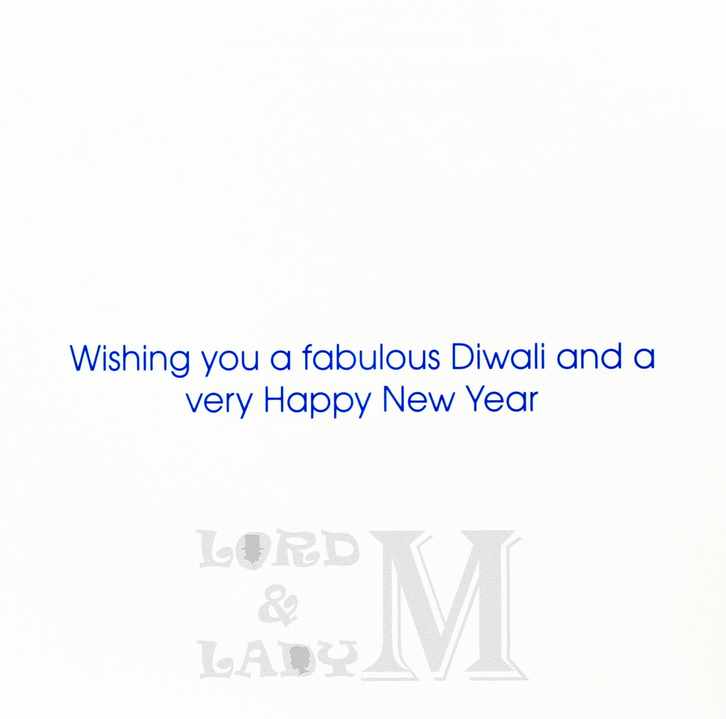 15cm - Sending You Diwali Greetings - DV