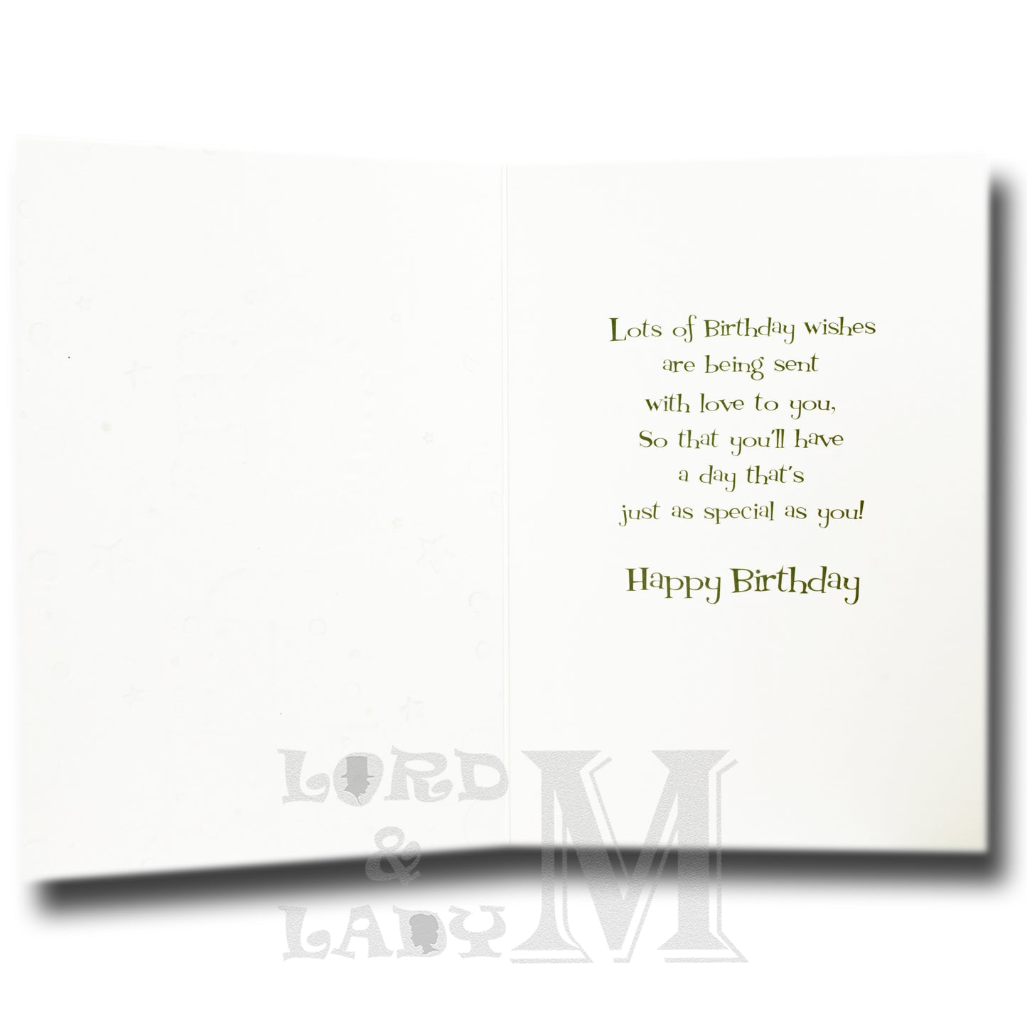 19cm - Happy Birthday To A Special Daddy - Blue -B