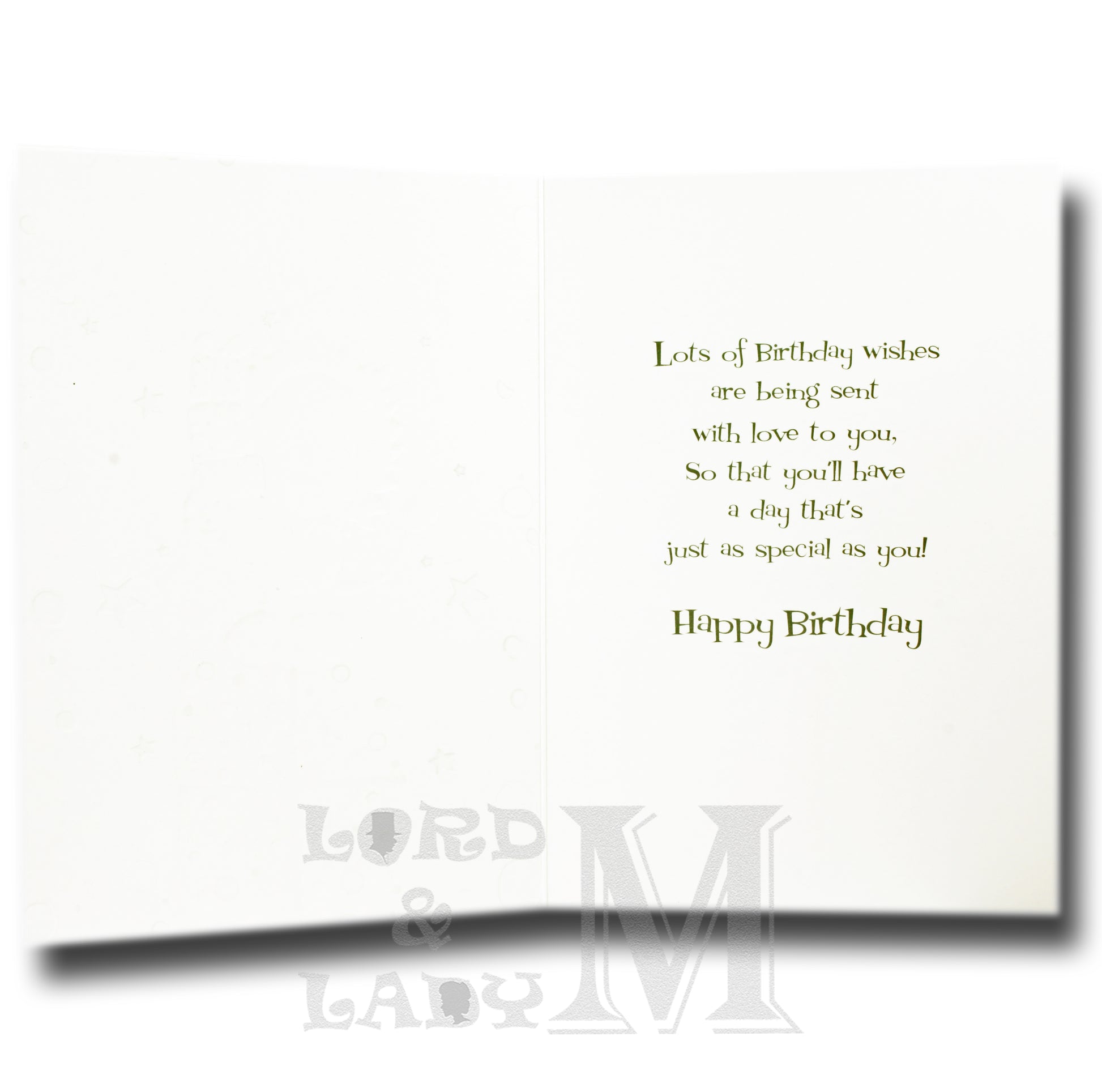 19cm - Happy Birthday To A Special Daddy - Blue -B