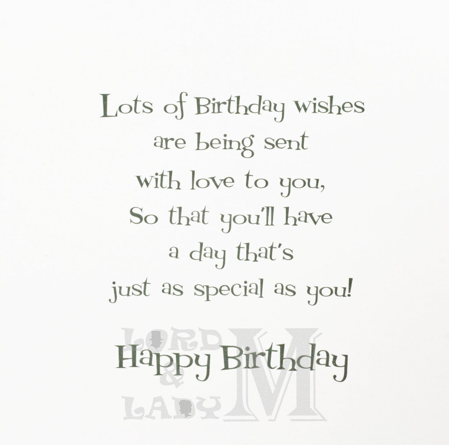 19cm - Happy Birthday To A Special Daddy - Blue -B