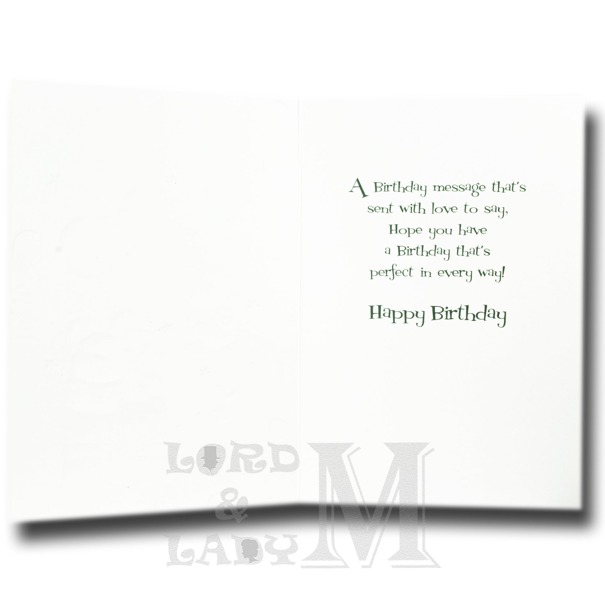 19cm - Happy Birthday To A Special Daddy - Red -BG