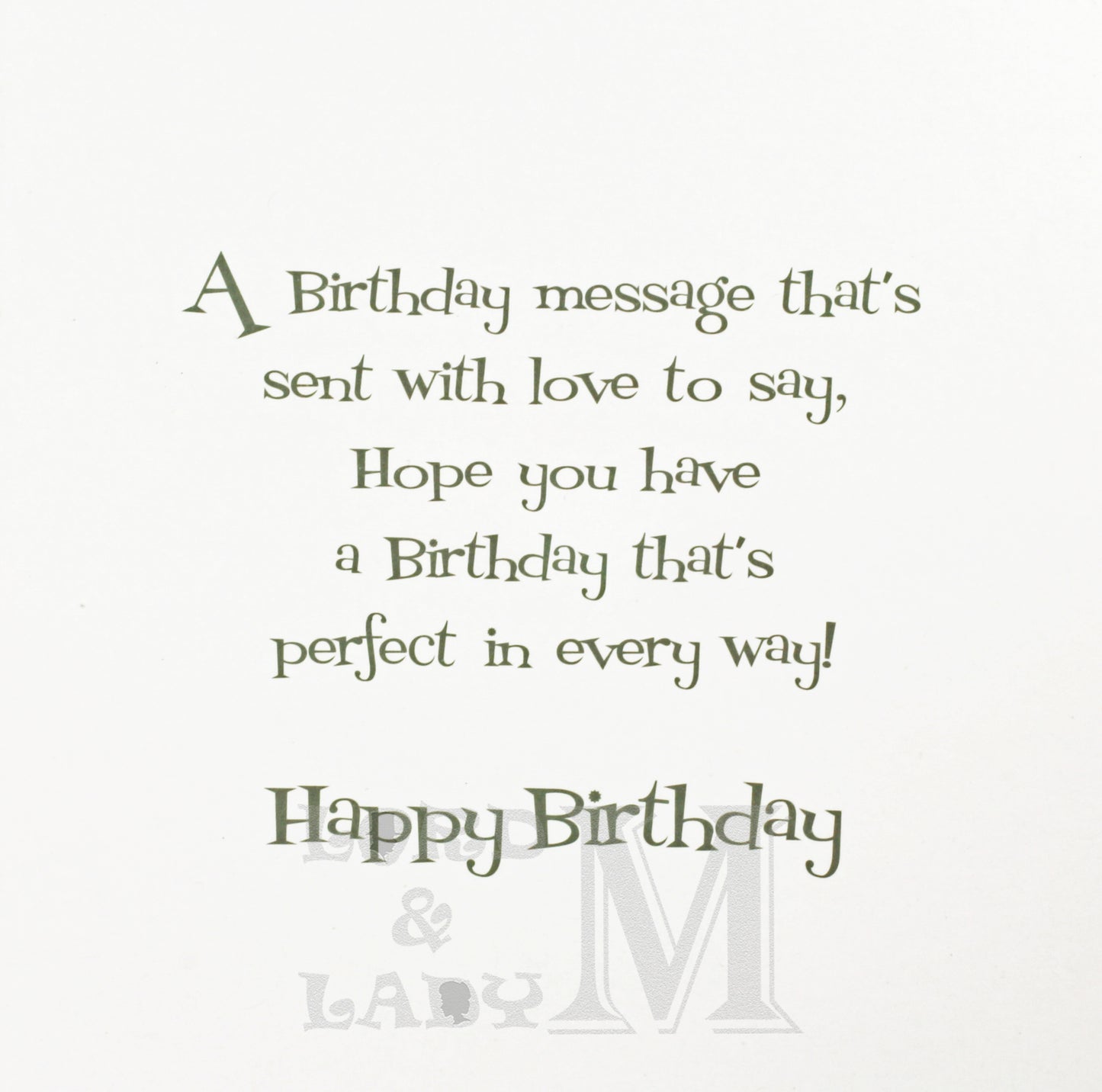 19cm - Happy Birthday To A Special Daddy - Red -BG