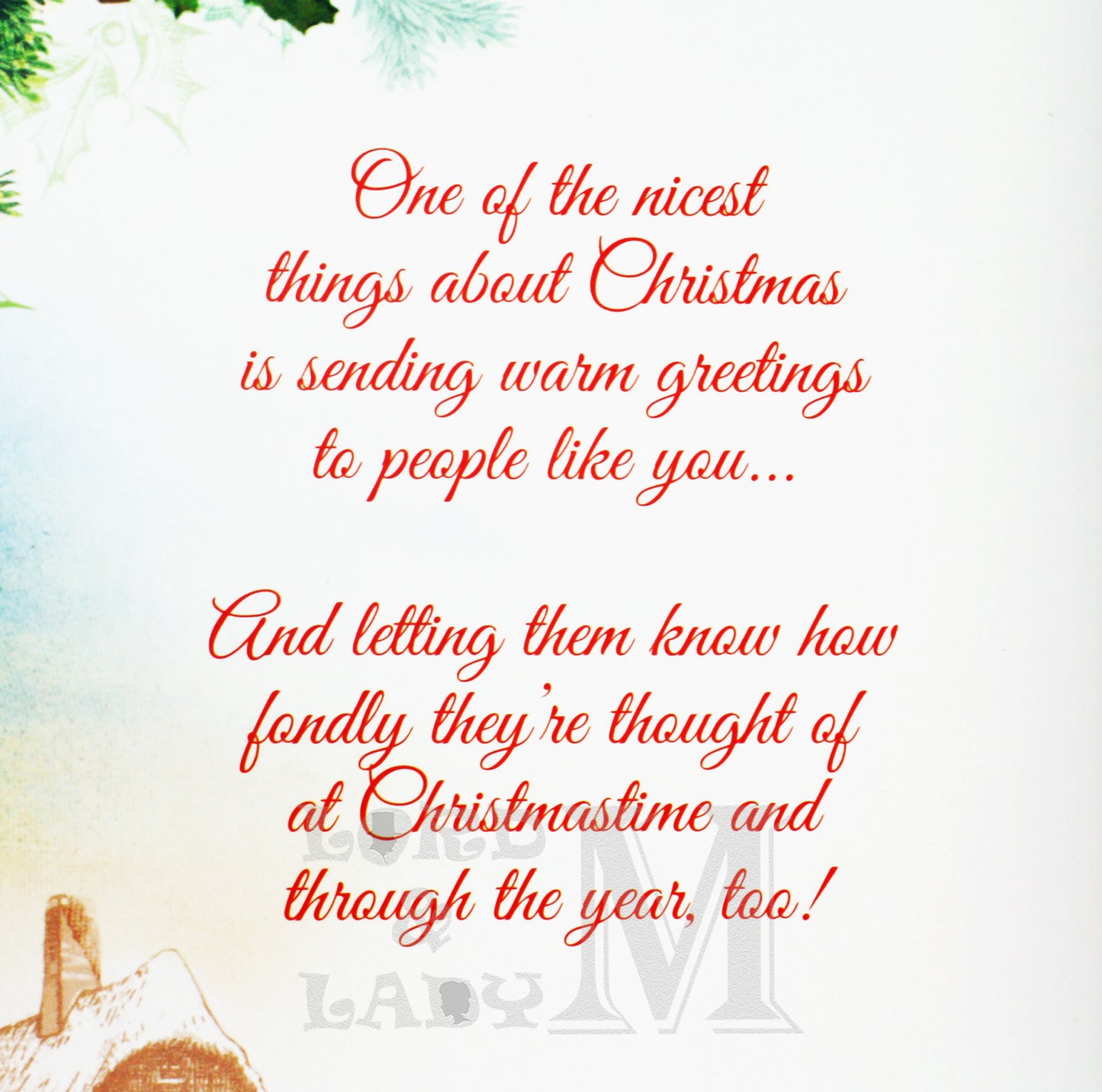 21cm - Merry Christmas To A Special Couple - OH