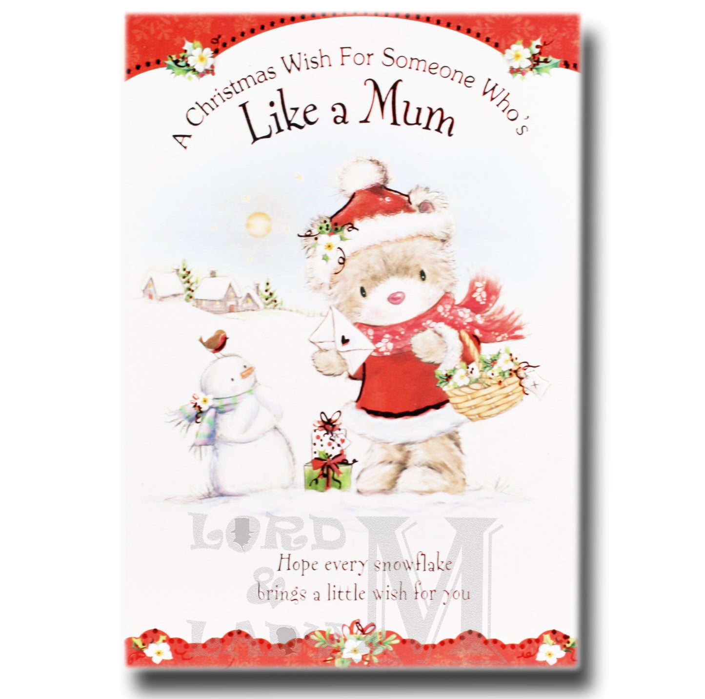 19cm - .. Like A Mum Hope Every Snowflake .. - BGC