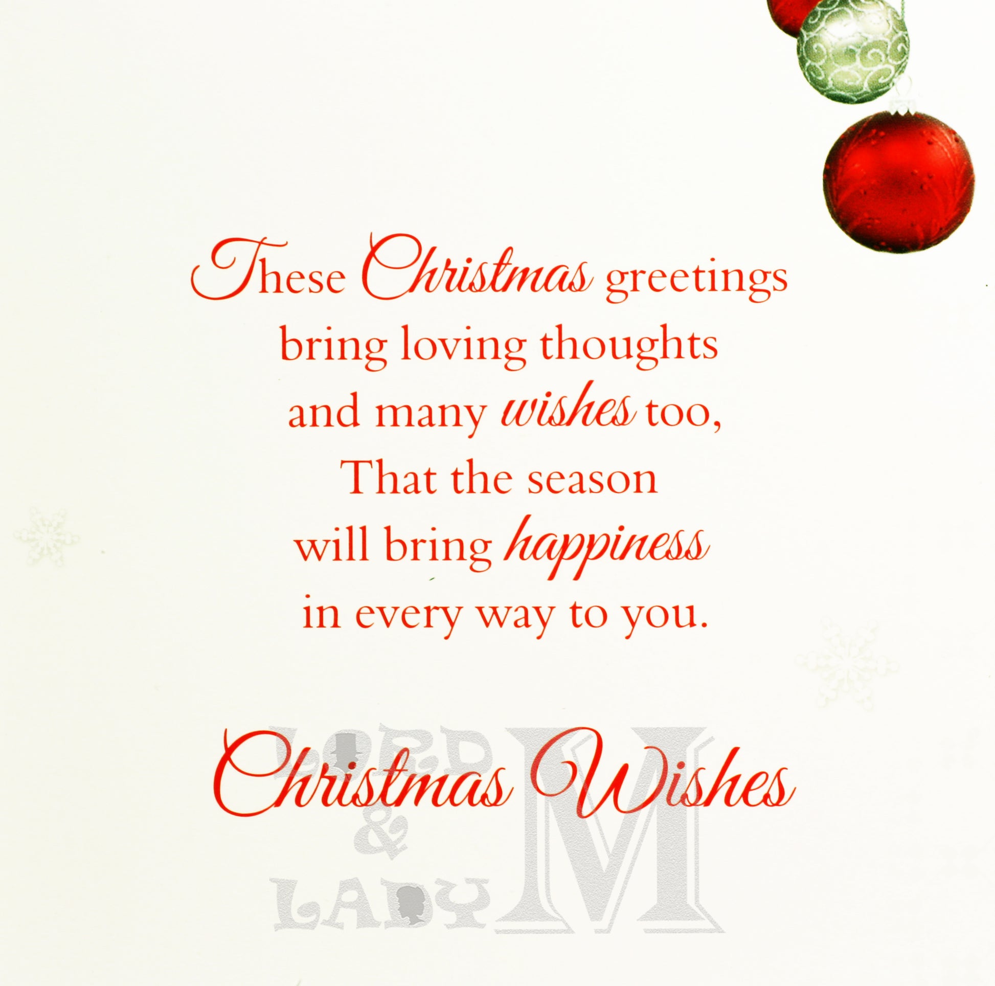 19cm - With Love, Son & Wife Merry ... - BGC